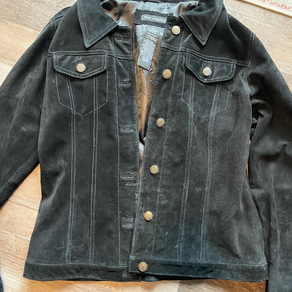 Joseph Black Suede Jacket